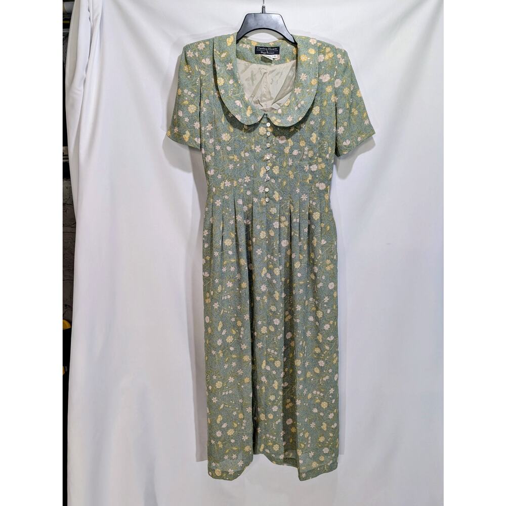 Cynthia‎ Howie for Maggy Boutique Floral Midi Dress Size 10